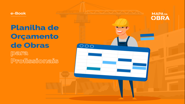 Ilustração referente à Landing Page: Planilha profissional de orçamento de obras
