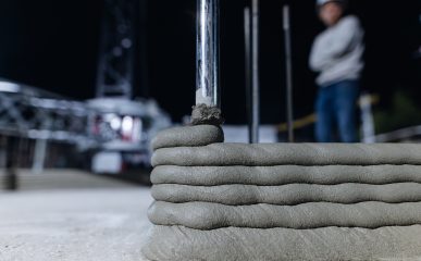 Impressão 3D em argamassa